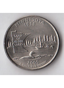 2005 - Quarto di dollaro Stati Uniti Minnesota (D) Denver